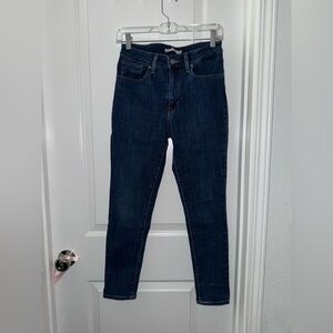 Levi’s 721 high rise skinny ankle jeans, size 27 x 26